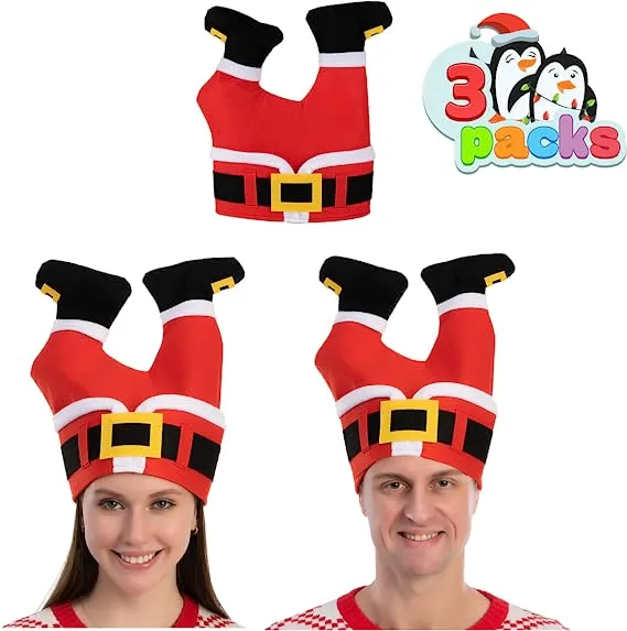 3pcs Christmas Santa Pants Hat Costume Accessories 4 3pcs Christmas Santa Pants Hat Costume Accessories - Image 2