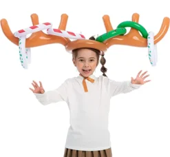3pcs Inflatable Antler Toss Game For Christmas Party 10 3pcs Inflatable Antler Toss Game For Christmas Party -Christmas Favors Shop 3 Sets Inflatable Reindeer Toss Game 1