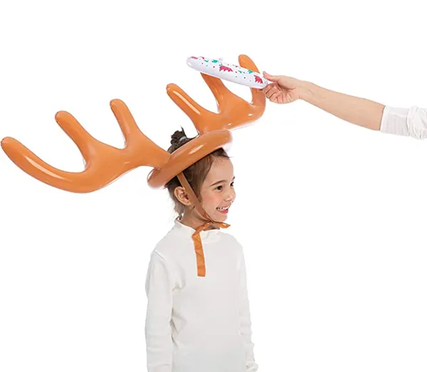 3pcs Inflatable Antler Toss Game For Christmas Party 6 3pcs Inflatable Antler Toss Game For Christmas Party - Image 4