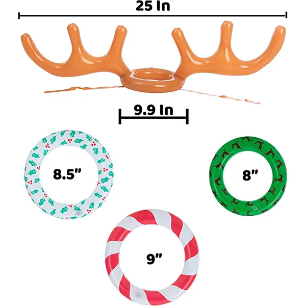 3pcs Inflatable Antler Toss Game For Christmas Party 8 3pcs Inflatable Antler Toss Game For Christmas Party - Image 6