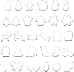 30pcs Christmas Cookie Cutter Set 10 30pcs Christmas Cookie Cutter Set -Christmas Favors Shop 30Pcs Christmas Cookie Cutter Set 7 600x580 1
