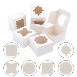 36pcs Christmas Cake Box Bakery With Window -Christmas Favors Shop 36Pcs Cake Boxes with Window 3 result 600x600 1