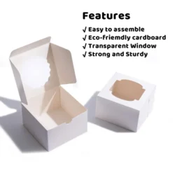 36pcs Christmas Cake Box Bakery With Window -Christmas Favors Shop 36Pcs Cake Boxes with Window 4 result 600x600 1