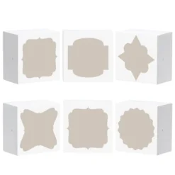 36pcs Christmas Cake Box Bakery With Window -Christmas Favors Shop 36Pcs Cake Boxes with Window 5 result 600x600 1