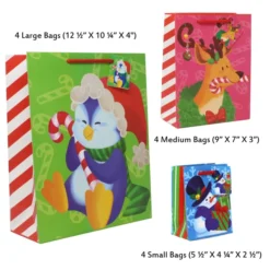 36pcs Christmas Holiday Gift Bags With Wrapping Papers -Christmas Favors Shop 36Pcs Christmas Bags Set With Wrapping Papers And Tissue Papers 5 result 600x600 1