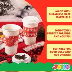 36pcs Christmas Coffee Cup Sleeves 12 36pcs Christmas Coffee Cup Sleeves -Christmas Favors Shop 36Pcs Christmas Coffee Tea Cup Sleeves 6 600x600 1