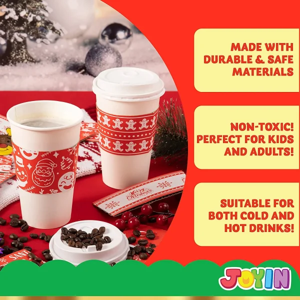 36pcs Christmas Coffee Cup Sleeves 7 36pcs Christmas Coffee Cup Sleeves - Image 5