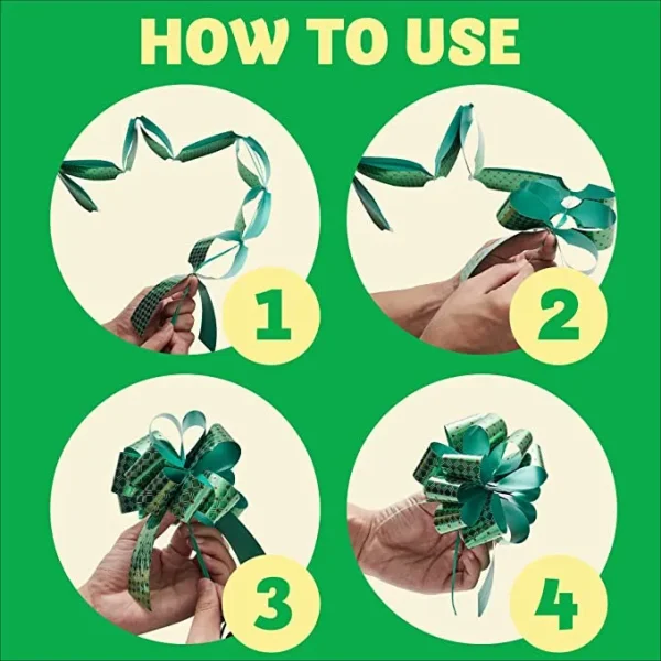 36pcs Christmas Gift Wrapping Pull Bow Ribbon 7 36pcs Christmas Gift Wrapping Pull Bow Ribbon - Image 5