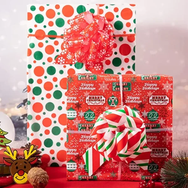 36pcs Christmas Gift Wrapping Pull Bow Ribbon 3 36pcs Christmas Gift Wrapping Pull Bow Ribbon