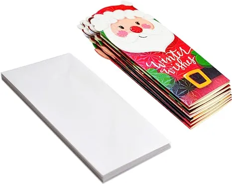 36Pcs Holographic Christmas Money Holder Cards 4 36Pcs Holographic Christmas Money Holder Cards - Image 2