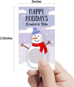 36pcs Christmas Scratch Off Cards 9 36pcs Christmas Scratch Off Cards -Christmas Favors Shop 36Pcs Party Festive Scratch Off Cards 1