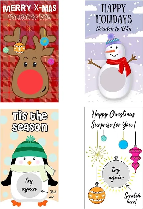 36pcs Christmas Scratch Off Cards 4 36pcs Christmas Scratch Off Cards - Image 2