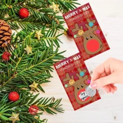 36pcs Christmas Scratch Off Cards 11 36pcs Christmas Scratch Off Cards -Christmas Favors Shop 36Pcs Party Festive Scratch Off Cards 4