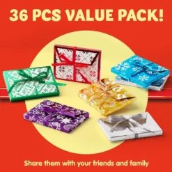 36pcs Christmas Gift Card Envelopes With Ribbon Holder -Christmas Favors Shop 36pcs Christmas Gift Card Envelopes with Ribbon Holder 3 结果 600x600 1