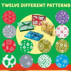 36pcs Christmas Gift Card Envelopes With Ribbon Holder -Christmas Favors Shop 36pcs Christmas Gift Card Envelopes with Ribbon Holder 4 结果 600x600 1