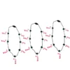 3pcs Christmas Light Up Candy Cane Necklace