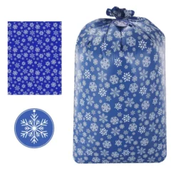 3pcs Large Blue Holiday Plastic Gift Bag 10 3pcs Large Blue Holiday Plastic Gift Bag -Christmas Favors Shop 3Pcs Large Holiday Plastic Gift Bags Blue 3 result 600x600 1