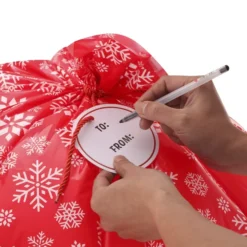 3pcs Oversized Red Plastic Gift Bags With Gift Tags 12 3pcs Oversized Red Plastic Gift Bags With Gift Tags -Christmas Favors Shop 3Pcs Large Holiday Plastic Gift Bags Red 5 result 600x600 1