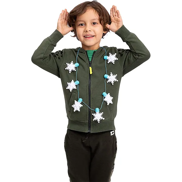 3Pcs Snowflakes Christmas Necklaces 4 3Pcs Snowflakes Christmas Necklaces - Image 2