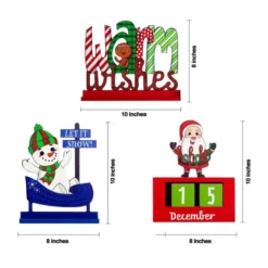 3pcs Wooden Christmas Tabletop Centerpiece Decor -Christmas Favors Shop 3Pcs Wooden Tabletop Centerpiece 6 result 600x600 1