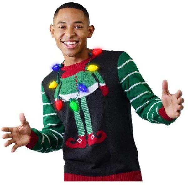 6pcs LED Christmas Light Bulb Necklace Accessories 5 6pcs LED Christmas Light Bulb Necklace Accessories - Image 3