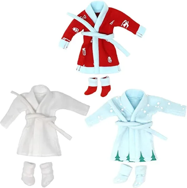 3pcs Santa Couture Christmas Decorations 3 3pcs Santa Couture Christmas Decorations