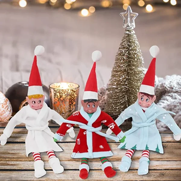 3pcs Santa Couture Christmas Decorations 4 3pcs Santa Couture Christmas Decorations - Image 2