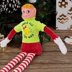 4pcs Christmas Santa Couture Doll Elf Clothes -Christmas Favors Shop 4 Packs Santa Couture Clothing for Elf Doll Stylish Tees Tshirt Winter style 1 结果