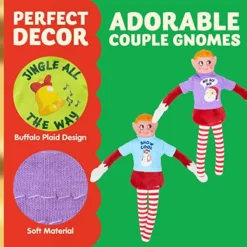 4pcs Christmas Santa Couture Doll Elf Clothes -Christmas Favors Shop 4 Packs Santa Couture Clothing for Elf Doll Stylish Tees Tshirt Winter style 3 结果