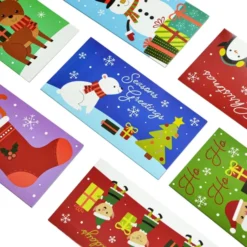 42pcs Cartoon Christmas Greeting Cards 13 42pcs Cartoon Christmas Greeting Cards -Christmas Favors Shop 42pcs Cartoon Christmas Greeting Cards 2 600x600 1