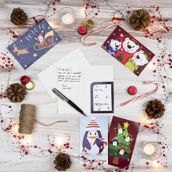 48Pcs Christmas Colored Print Bear Gift Card Holder With Envelopes 12 48Pcs Christmas Colored Print Bear Gift Card Holder With Envelopes -Christmas Favors Shop 48Pcs Christmas Colored Print Bear Gift Card Holder with envelopes