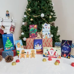 48Pcs Christmas Colored Print Gift Card With Envelopes -Christmas Favors Shop 48Pcs Christmas Colored Print Gift Card with Envelopes 3 1 600x600 1