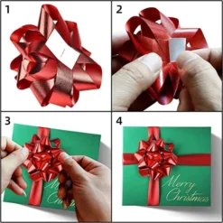 48Pcs Gift Wrap String And Bows 11 48Pcs Gift Wrap String And Bows -Christmas Favors Shop 48Pcs Gift Wrap String and Bows 3 600x600 1