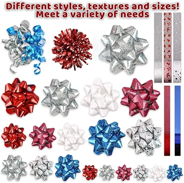 48Pcs Gift Wrap String And Bows 5 48Pcs Gift Wrap String And Bows - Image 3