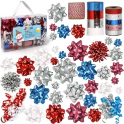 48Pcs Gift Wrap String And Bows