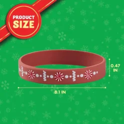 48pcs Christmas Rubber Wristbands -Christmas Favors Shop 48pcs Christmas Rubber Wristbands 3 600x600 1