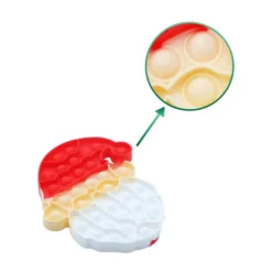 4Pcs Christmas Push Bubble Bubble Game