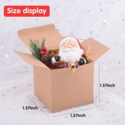 50pcs Brown Kraft Paper Gift Box With Lids And Grass Twines -Christmas Favors Shop 50Pcs Brown Kraft Paper Gift Boxes with Lids and Grass Twines for Christmas 3 result 600x600 1