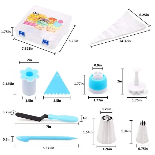 51Pcs Cake Icing And Decorating Kit 8 51Pcs Cake Icing And Decorating Kit - Image 6