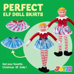 5Pcs Santa Couture Clothing Winter Skirts For Elf Doll -Christmas Favors Shop 5Pcs Santa Couture Clothing winter skirts for elf doll 4 结果 600x600 1