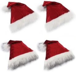 Santa Hat With Plush Trim -Christmas Favors Shop 5 babbecc3 fcda 484b 88ec a07d4c581238 600x564 1