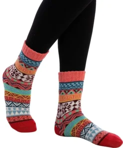6Pcs Christmas Wool Socks -Christmas Favors Shop 6 Piece Christmas Wool Socks 4 result
