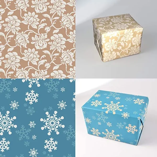 6 Rolls Kraft Wrapping Paper Set 5 6 Rolls Kraft Wrapping Paper Set - Image 3