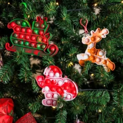 6Pcs Christmas 5'' Toy With 3 Designs