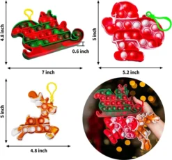 6Pcs Christmas 5'' Toy With 3 Designs -Christmas Favors Shop 6Pcs Christmas 5 Fidget Toy with 3 Designs 6 result 1 600x558 1