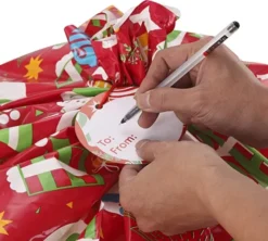 6pcs Jumbo Christmas Gift Bags With Ties And Gift Tags -Christmas Favors Shop 6Pcs Jumbo Bicycle Gift Bags 5 600x540 1