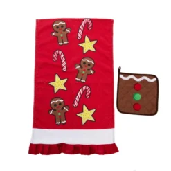 6Pcs Lady Santa Apron And Kitchen Set -Christmas Favors Shop 6Pcs Lady Santa Apron and Kitchen Set 3 result 600x600 1