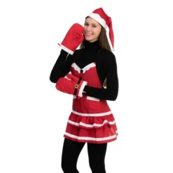 6Pcs Lady Santa Apron And Kitchen Set -Christmas Favors Shop 6Pcs Lady Santa Apron and Kitchen Set 6 result 600x600 1