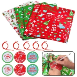 6Pcs Traditional Color Bags -Christmas Favors Shop 6Pcs Traditional Color Bags 4 result 600x600 1