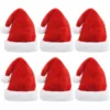 6Pcs Santa Hats With White Plush Trim And Red Velvet 1 6Pcs Santa Hats With White Plush Trim And Red Velvet -Christmas Favors Shop 6pcs Santa Hats With White Plush Trim And Red Velvet 1 result 600x600 1